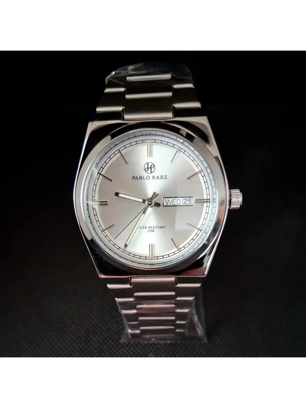 NEW Pablo Raez Men's Day/Date Dress Watch